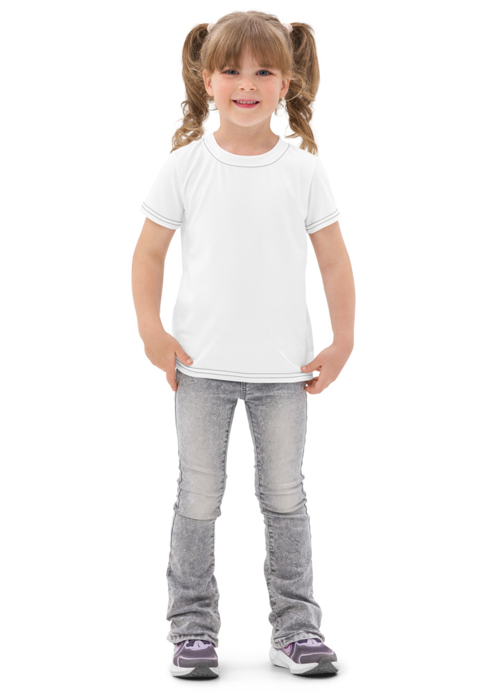 1416 Kids SoftTouch Everyday T-Shirt (Black Stitch) (Design 360) - Image 1
