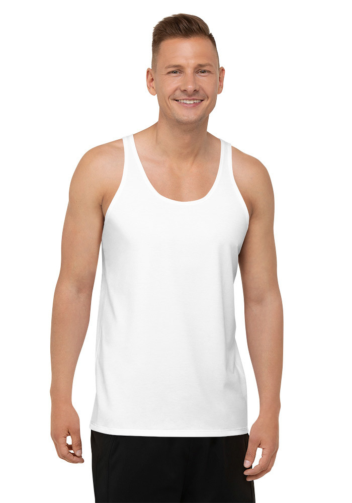 276 Men's Tank Top (Black Stitch) (Design 360) - Image 1